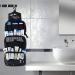 Hanging Toiletry Bag Waterproof Jiemei Travel Wash Bag for Men & Women with 4 Compartments Foldable Compact Size Super Durable Fabric Black M - Buy Online on GoSupps.com