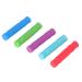 5pcs Silicone Baby Bite Rings - Safe Soft Grip Dental Aid & Teething Toys for Childhood Comfort - Buy Online on GoSupps.com