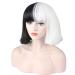 BGHJUE 28cm Bob Wig for Black & White Women - Brazilian Straight Glueless Lace Hair - Buy Online on GoSupps.com
