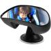 Baby Car Mirror Rear View Mirror for Baby Interior Child Car Mirror with Non-Slip Suction Cup 360 Degree Rotatable Rear Facing Car Back Seat Baby View Mirror for Rearview Child Safety - Black