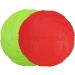 Vivifying Dog Flying Disc 2 Pack 7 Inch Natural Rubber Floating Flying Saucer for Both Land and Water (Green + Red) - Buy Online on GoSupps.com