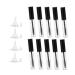 FOYTOKI 10pcs Mascara Bottle Empty Mascara Tube for oil Eyelash Tubes Vials Bottle Clear Black 1 g (Pack of 1) Black