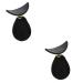 FOMIYES 2pcs Eye Shadow Stamp Home Tools Eyeshadow Guide T Tool Durable Eyeshadow Stamp Color Box Cosmetics 1 count (Pack of 1) Blackx2pcs