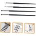 Beavorty 8 Pcs Eye Shadow Brush Set Eyeshadow Brush Fine Precision Eyeliner Brush Eye Liner Brush for Makeup 16.90X0.40X0.40CMx2pcs Blackx2pcs - Buy Online on GoSupps.com