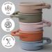 Boppabug Toddler Snack Cup with Attached Lid - Collapsible Silicone Container | Spill Proof Snack Catcher - Dusty Lilac - Buy Online on GoSupps.com