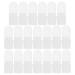 30pcs Nail Case Nail Polish Polish Varnish Protector Nail Latex Barrier Nail Paint Protector Nail Cuticle Protector Manicure White Skin Care Supplies Plastic 4x2cm White