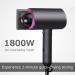 Kavolet Hair Dryer 1800W Blow Dryer Ionic Hair Dryer with Diffuser Foldable Handle Portable Travel Hair Dryer for Home Travel Salon Without Damaging Hair - Buy Online on GoSupps.com