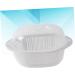 Zerodeko Lid Storage Size Vegetable Multi-Purpose Small Drain Washing Kitchen Round Basket White with Size 1 White - Buy Online on GoSupps.com