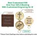 Personalized Engraved Compass - Baptism, Christmas, Missionary, Birthday, Confirmation, Graduation Gift - 3 inch DAD Compass - Buy Online on GoSupps.com