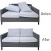 Non Slip Cushion Pad Tape - 4x10' Black Hook Loop Roll with Adhesive | Prevent Couch Cushions Sliding - Buy Online on GoSupps.com