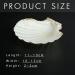 10PCS 4-5 inch XL Large Scallop Shells - Natural White Sea Shells for DIY Crafts - Buy Online on GoSupps.com