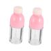 Homoyoyo Lot De 10 Bouteilles De Brillant L vres Vides Petit Format Transparent Flacons En Plastique Pour Gloss Portable Usage Voyage Et Maquillage Couleur Rose