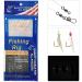 Luminous Fishing Rigs Saltwater Bait Lures 10 Packs with Fish Skin Feather Hook - Size 4 6 8 Type A - Buy Online on GoSupps.com