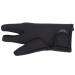 ZJchao hairdressing glove 3 finger protective gloves hairdressing glove finger glove for curling iron hairdressing salon styling tools insulating gloves for the salon at home (black)