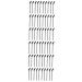 FRCOLOR 150 Pcs Elbow Mascara Brush Lash Lengthening Mascara Black Lash Makeup Practicing 9.7x0.6cmx3pcs Blackx3pcs
