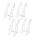 Mikinona 4pcs Arc Pen Holder Acrylic Eyeliner Holder Eyeliner Display Rack Lipstick Organizer Simple Cosmetic
