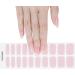 Semi Cured Gel Nail Strips 20 Pcs - Salon-Quality Nude Pink Gel Polish Wraps for Long-Lasting Manicure - Easy Application & Removal with Nail File & Cuticle Stick - Buy Online on GoSupps.com