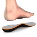 PCSSole Orthopedic insoles for flat foot heel spur plantar fasciitis shoes deposits for work shoes sports shoe inserts for women gray EU37-38.EU37-38 (24cm) gray