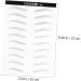 SKISUNO Eyebrow Makeup Tools 2 Pairs Makeup Decals Eyebrow Artificial Eyebrow Patch s 6d Makeup Tools Hair - Buy Online on GoSupps.com