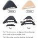 6 Pairs Adjustable Toe Filler Inserts - Reusable Shoe Plug (Black & Beige) for Perfect Fit - Buy Online on GoSupps.com