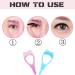 2 PCS Eyelash Mascara Applicator Comb Tool Set - Pink and Blue - Buy Online on GoSupps.com