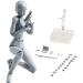 AHOHOS Action Figure Drawing Models - Male/Female Body Kun Doll Set for Sketching and Painting - Buy Online on GoSupps.com