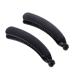 VIccoo 2-Piece 11 cm Black Banana Hair Clips - Round Head Plastic Ponytail Holders & DIY Hair Accessories for Women - Buy Online on GoSupps.com