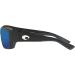 Costa Del Mar Men's Tuna Alley Matte Black/Grey Blue Polarized Sunglasses - 580g - Buy Online on GoSupps.com