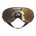 BREAUX Cute Raccoon Print Double Sided Eye Mask Blackout Eye Mask All Night Sleep Eye Mask for Women Men