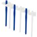 Mobestech 6th double-headed false toothbrush 2 bristle toothbrush prosthesis cleaner prosthesis brush dentistry brush portable adult toothbrush oral clean supply 1 piece (1 Pack) color-sorted-2