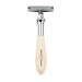 Edwin Jagger Plaza 3 Piece DE Shaving Set - Silver Tip Brush (Imitation Ivory) | Premium International Shipping - Buy Online on GoSupps.com