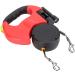 3M Double Retractable Dog Leash with LED Light - Flexible Roller Leash for Two Dogs (Red) | International Shipping Available - Buy Online on GoSupps.com