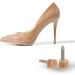 10 Pairs TPU High Heel Tips Replacement Caps for Women's Shoes | 3mm Pin | U-Shape Heel Repair Caps in Beige & Gold Tone - Buy Online on GoSupps.com