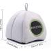 Bhina Small Animal Pet Winter House Chinchilla Small Pet Bed Small Animals House Bed Chinchilla House Cage Grey Green Cute Nest Cage Toys Suitable For Hamsters Chinchillas Guinea Pigs 21 * 20 * 19 cm - Buy Online on GoSupps.com