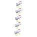 Solustrie 5 sentences Double -like glasses case travel showcases sunglasses for girls terrarium basin glass case for children container double layer violet travel items flocked cloth travel