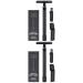 Frcolor 2 sets manual razor safety razor for men to shave double razors for men hairdresser razor razor with a straight edge bart shaver straight a blade manual