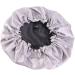 Satin Silk Bonnet for Sleeping - Blue & Beige, Afro Black and Curly Hair - Buy Online on GoSupps.com