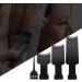 KALLORY Hair Dye Tools: Highlighting Board & Brush Kit for Hair Coloring - 4 Pcs Set, 32x10x1.3cm - Black - Buy Online on GoSupps.com