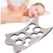 Verdant Touch Gua Sha Board - 304 Stainless Steel Body Massage Tool for Health & Acupuncture | International Shipping - Buy Online on GoSupps.com