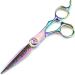 Hair Cutting Scissors 6 Inch Professional Upscale Scissor Rainbow Damascus Hair Scissors Haircut Thinning Barber Cutting Shears Hairdressing Scissors Set - Buy Online on GoSupps.com