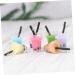 28 Pcs Key Fob Keychain Bubble Tea Keyring Earings Key Holder Key Chain Ornaments Three-dimensional 1.3X1.8CMx3pcs As Shownx3pcs - Buy Online on GoSupps.com