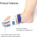 2 Pack Hallux Valgus Corrector & Bunion Splints - Toe Separator for Foot Care | International Shipping Available - Buy Online on GoSupps.com