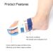 Ymiko Hallux Valgus Corrector Kit - 2 Pcs Toe Straightener and Bunion Splints - Buy Online on GoSupps.com
