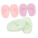 iplusmile 3 Cache Oreilles Silicone pour Coloration Capillaires Protections Auditives R utilisables pour de Cheveux Rose Vert