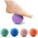 Durable Pink Hedgehog Massage Ball for Trigger Point Therapy - 4.5cm Hand & Foot Fitness Tool - Buy Online on GoSupps.com