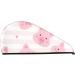 Microfiber Hair Drying Cap - Cartoon Pig Design Soft & Absorbent Quick Dry Towel for Curly Long & Thick Hair - Buy Online on GoSupps.com