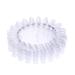 Minkissy nail sticker nail polish display map 30pcs Sunflower design acrylic nail art color polish scoreboard practice tips nail art stand for salon home diy (transparent)