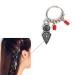 14 Pieces Colorful Hair Rings - Shiny Silver Braid Accessories with Coin Pearl Pendants | Fashion Hair Jewelry for Women & Girls - Buy Online on GoSupps.com