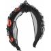 TQUXNGA Evil Eyes Headband For Women Pleated Headband Black a Headband Gothic Headband Goth Headpiece Punk Headband - Buy Online on GoSupps.com