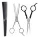 Fine Lines - Barbers Kit Set - Barber Comb Barber Scissors and Thinning Scissors - Barber Kit for haircutting - Comb for Barbers Hair Scissors Barber Set with Comb